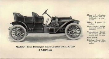 1911 Auburn Model F Close-Coupled