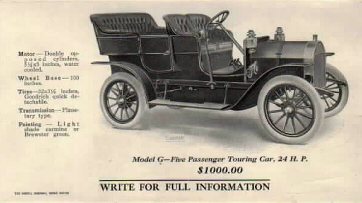 1911 Auburn Model G Touring Car