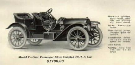1911 Auburn Model T Close-Coupled