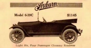 1917  Auburn Model 6-39C Touring Car