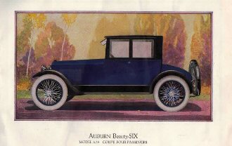 1920 Auburn Beauty Six 6-39 Coupe