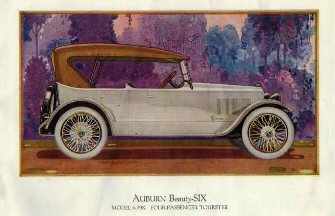 1920 Auburn Beauty Six 6-39 K Tourster