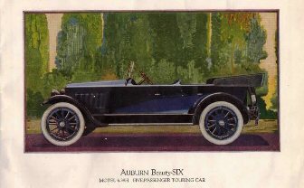 1920 Auburn Beauty Six 6-39 Touring Car