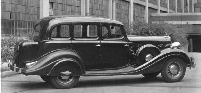 1934 Hudson 5 Pass Compartment Sedan