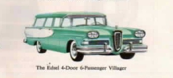 1958 Edsel 4-door, 6-Pass Villager