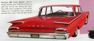 1960 Ford Fairlane Club Sedan