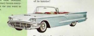 1960 Ford Thunderbird Convertible