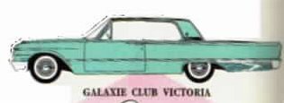 1961 Ford Galaxie Club Victoria